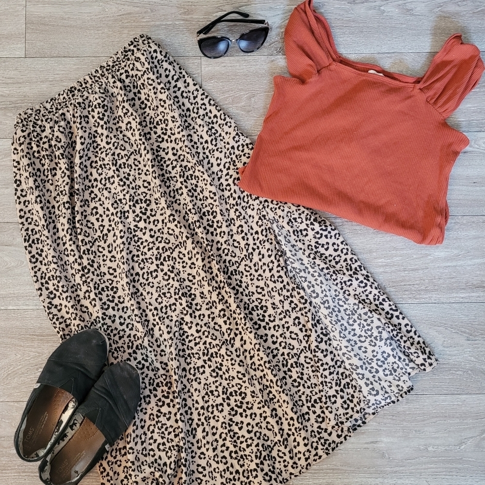 Animal Print Skirt